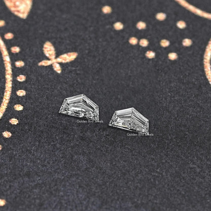 Cadillac Shaped Lab Grown Loose Diamond Pair