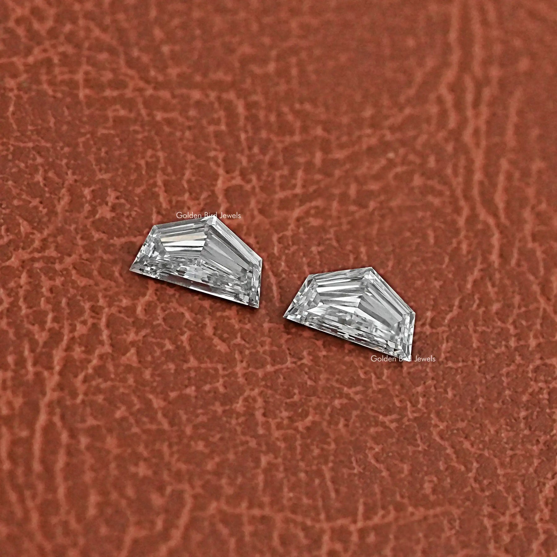 View of Cadillac Shaped Loose Diamonds In Colorless