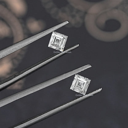 Carre Cut Lab Diamond Matching Pair