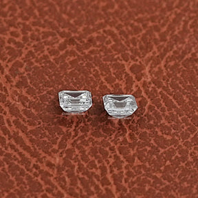 Carre Cut Lab Diamond Matching Pair