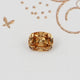 Champagne Old Mine Cushion Cut Loose Moissanite