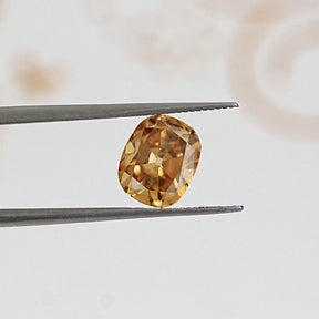 Champagne Old Mine Cushion Loose Moissanite Stone