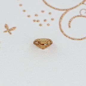 Champagne Old Mine Cushion Loose Moissanite Stone