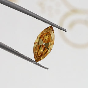 Champagne Old Mine Marquise Loose Moissanite