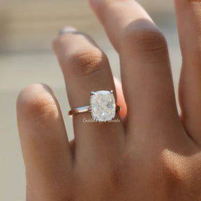 Elongated Cushion schneiden Labor diamant Ring 