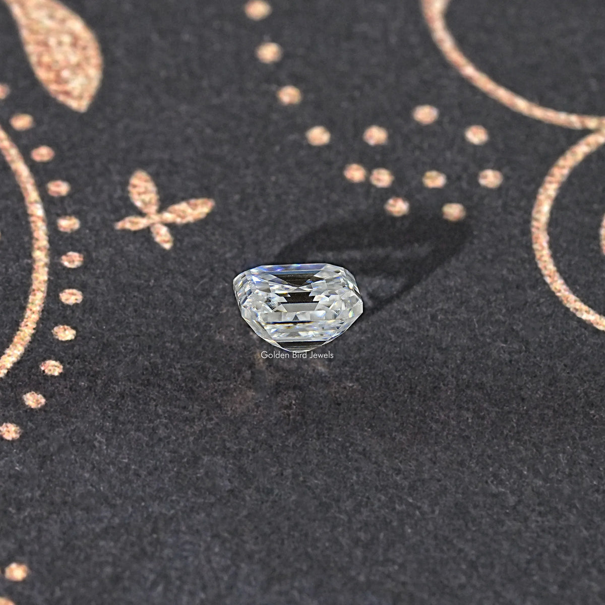 Colorless Asscher Moissanite Loose Stone