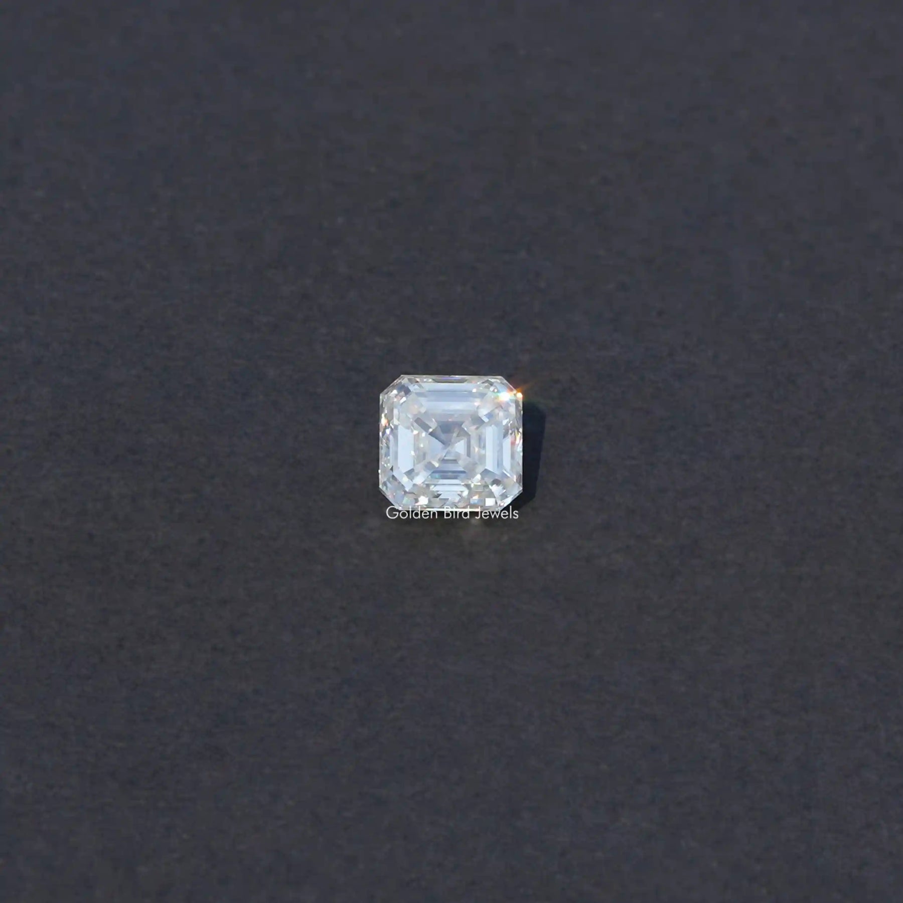[Moissanite Asscher Cut Loose Moissanite Stone]-[Golden Bird Jewels]