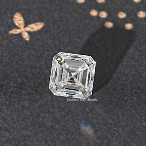 Colorless Asscher Moissanite Loose Stone