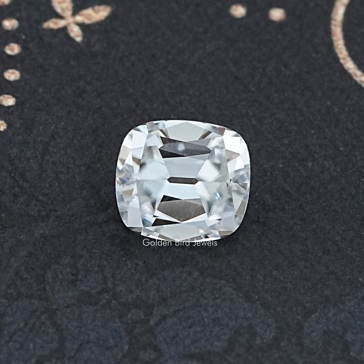 Old Mine Cushion Moissanite Loose Stone
