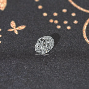 Crushed Ice Oval Loose Moissanite