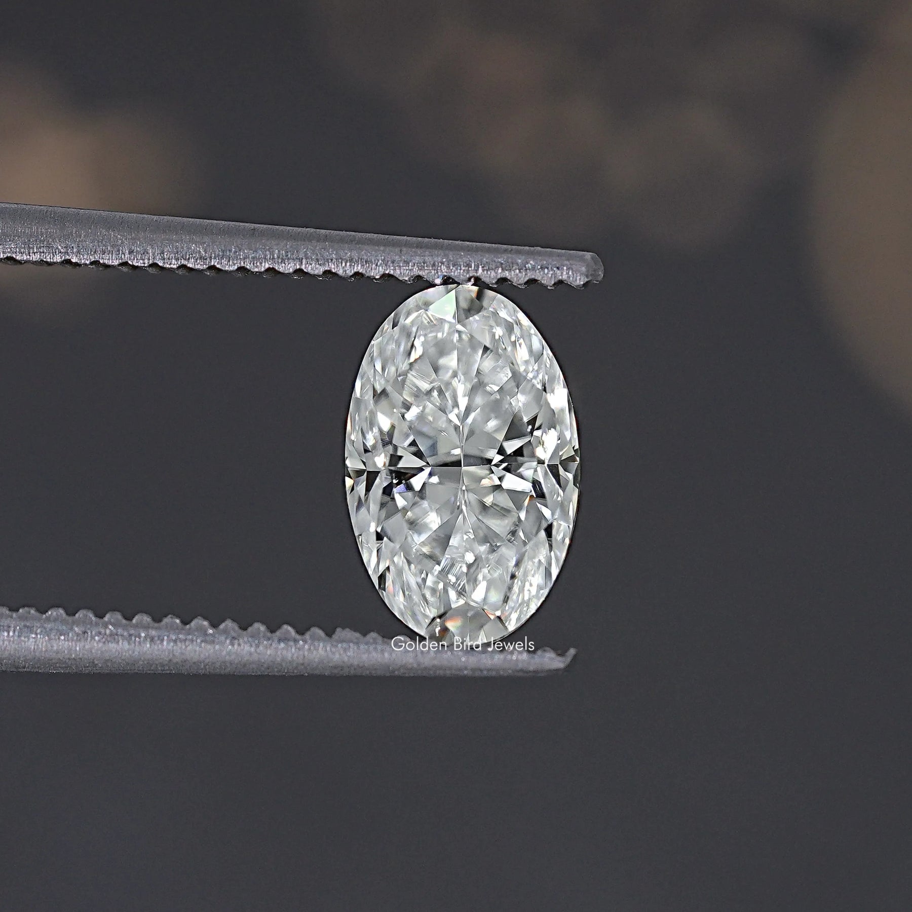 Crushed Ice Oval Loose Moissanite
