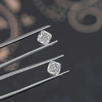 Cushion Cut Lab Grown Diamond Matching Pair