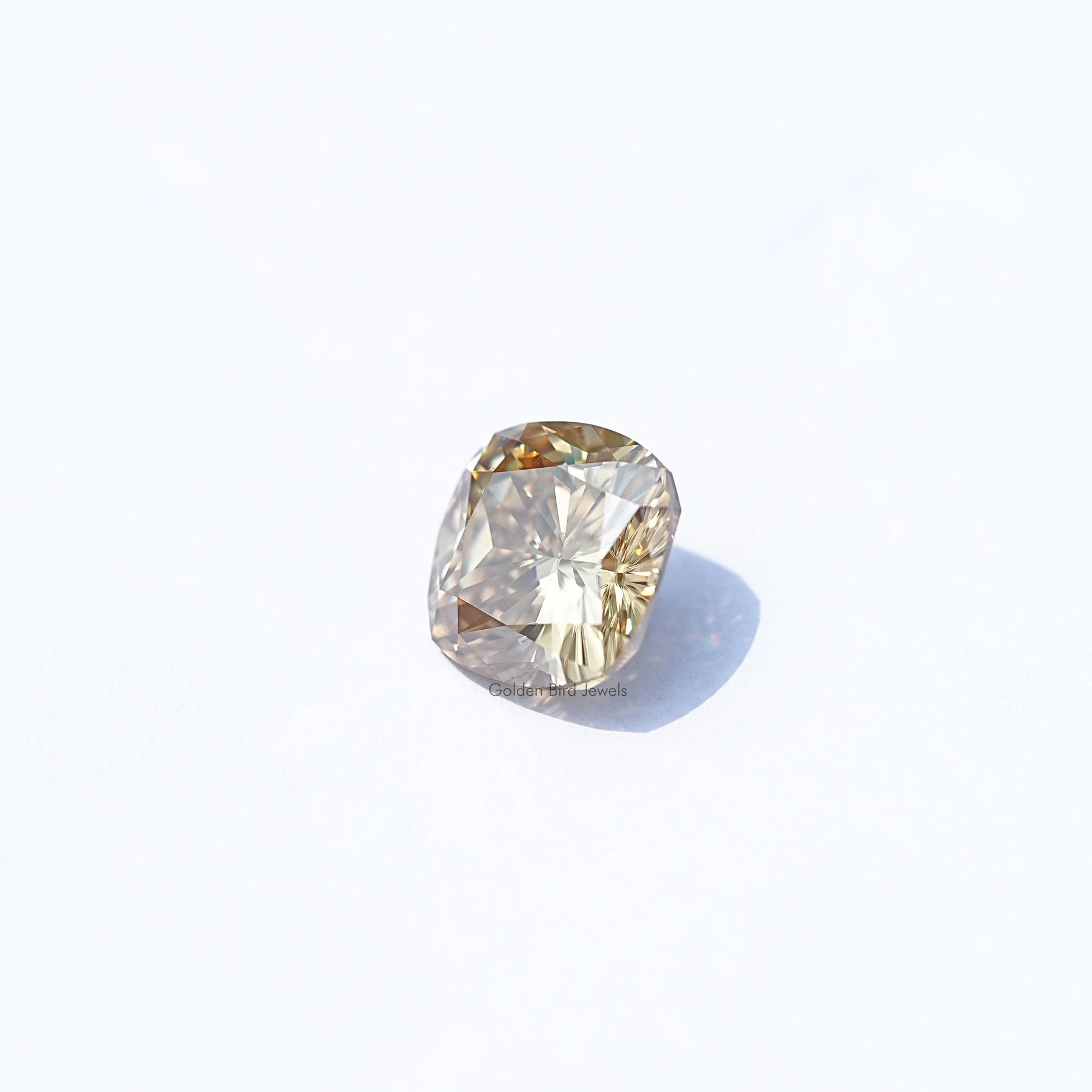 [Moissanite Cushion Cut Loose Stone]-[Golden Bird Jewels]