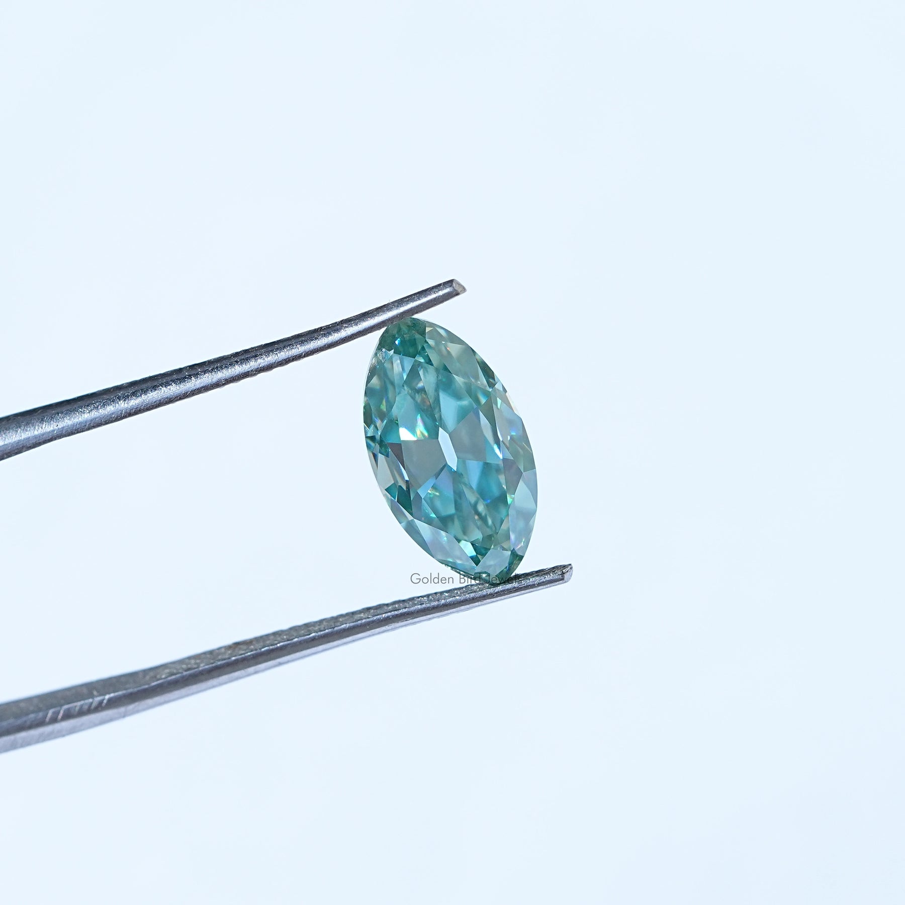 [Moval Cut Loose Moissanite Stone]-[Golden Bird Jewels]