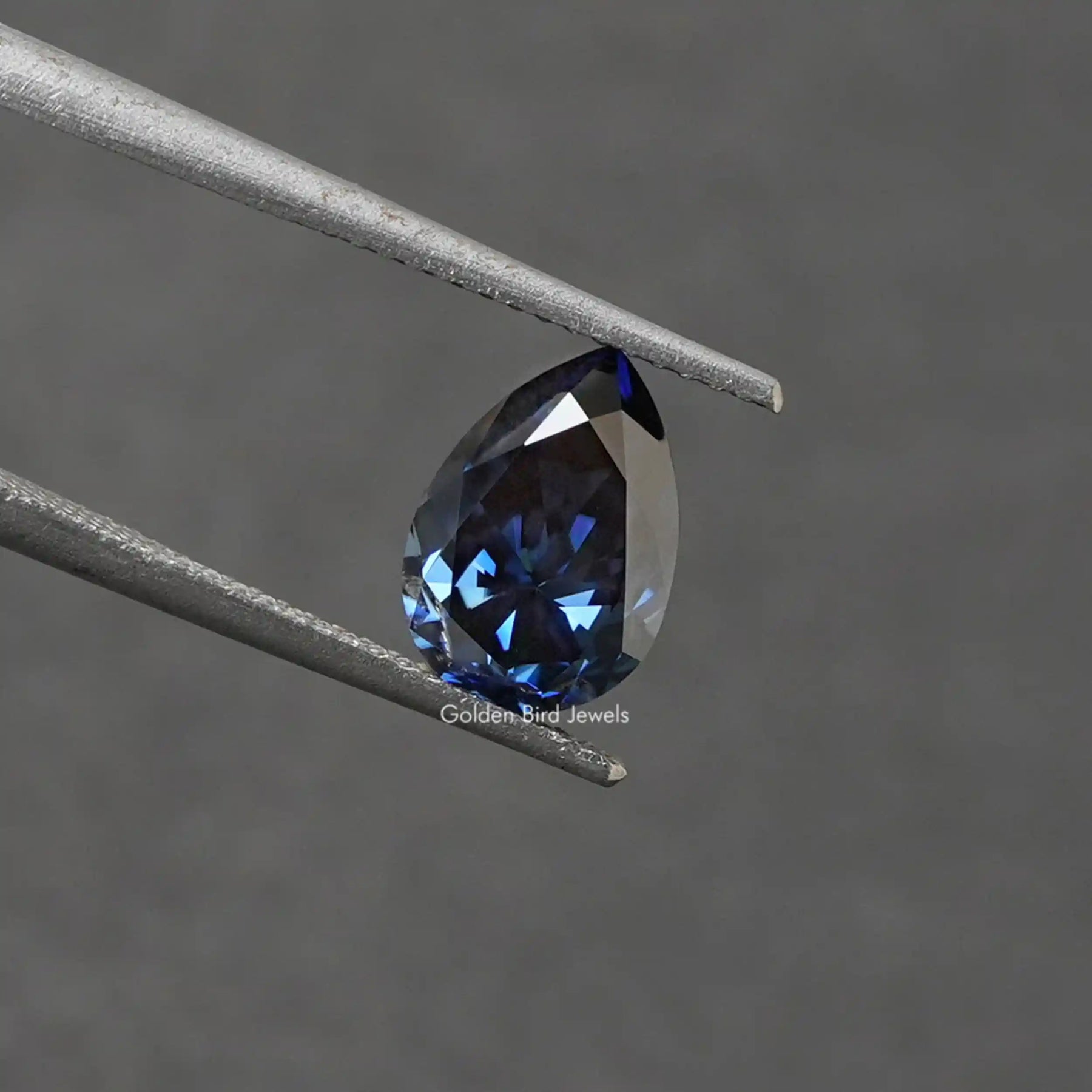 [Moissanite Pear Shaped Loose Stone]-[Golden Bird Jewels]