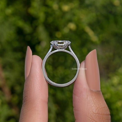 Marquise Moissanite East West Solitaire Ring 