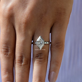 [Hidden Halo Dutch Marquise Engagement Ring]-[Golden Bird Jewels]