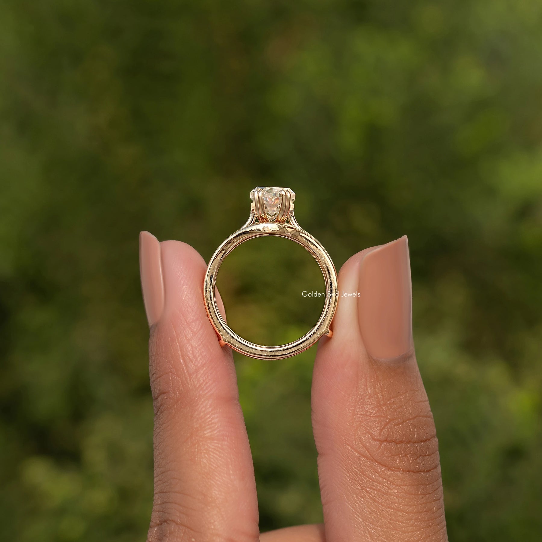 Dutch Marquise Moissanite Engagement Ring Set