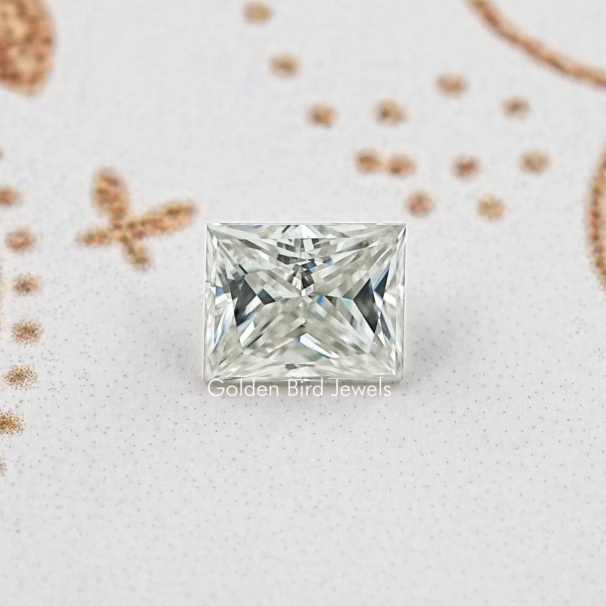 Elongated Princess Moissanite Loose Stone