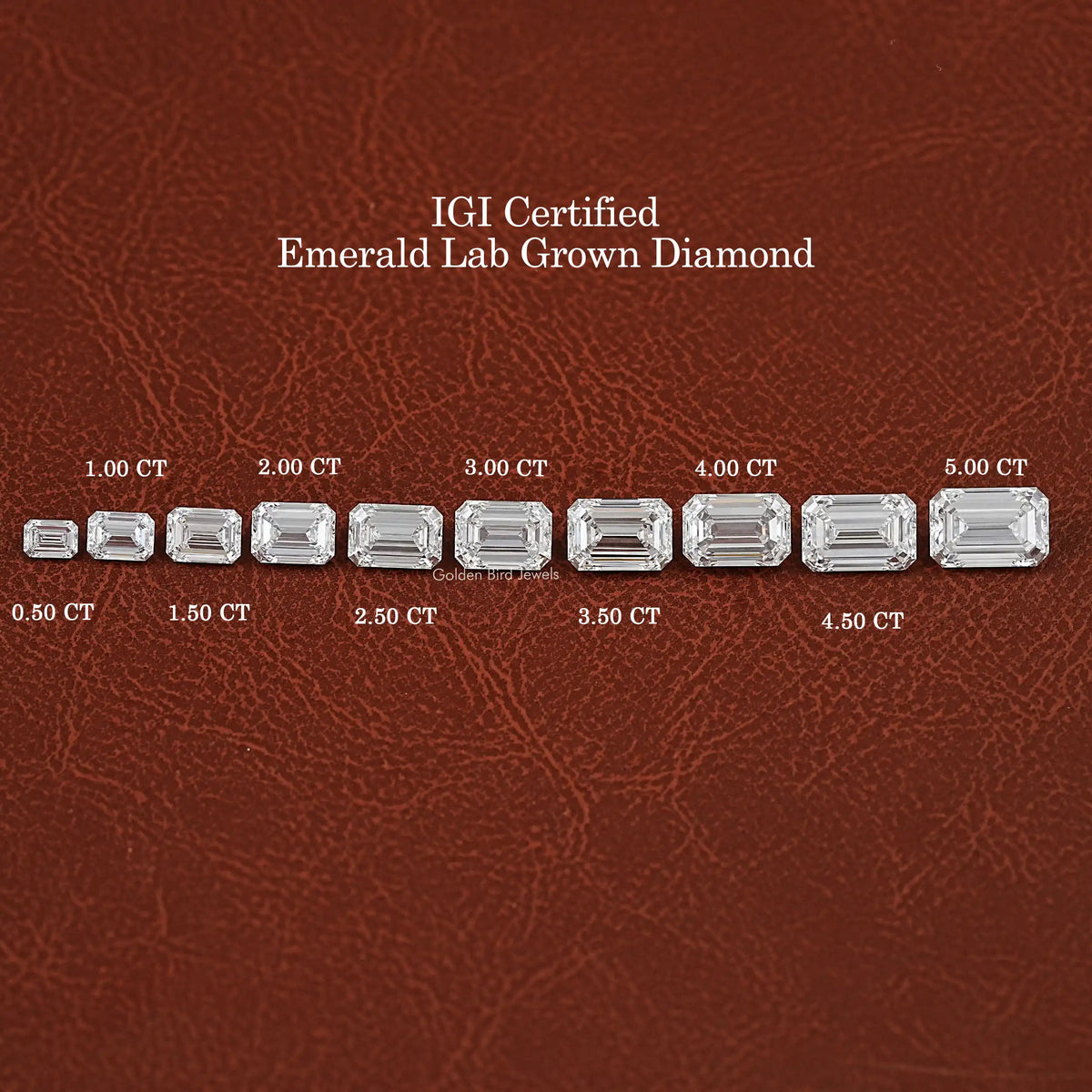 Emerald Cut Lab Grown Loose Diamond