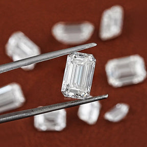 Emerald Cut Lab Grown Loose Diamond