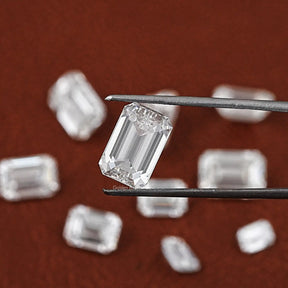 Emerald Cut Lab Grown Loose Diamond