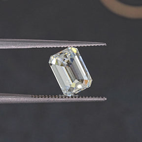 Near Colorless Emerald Moissanite Loose