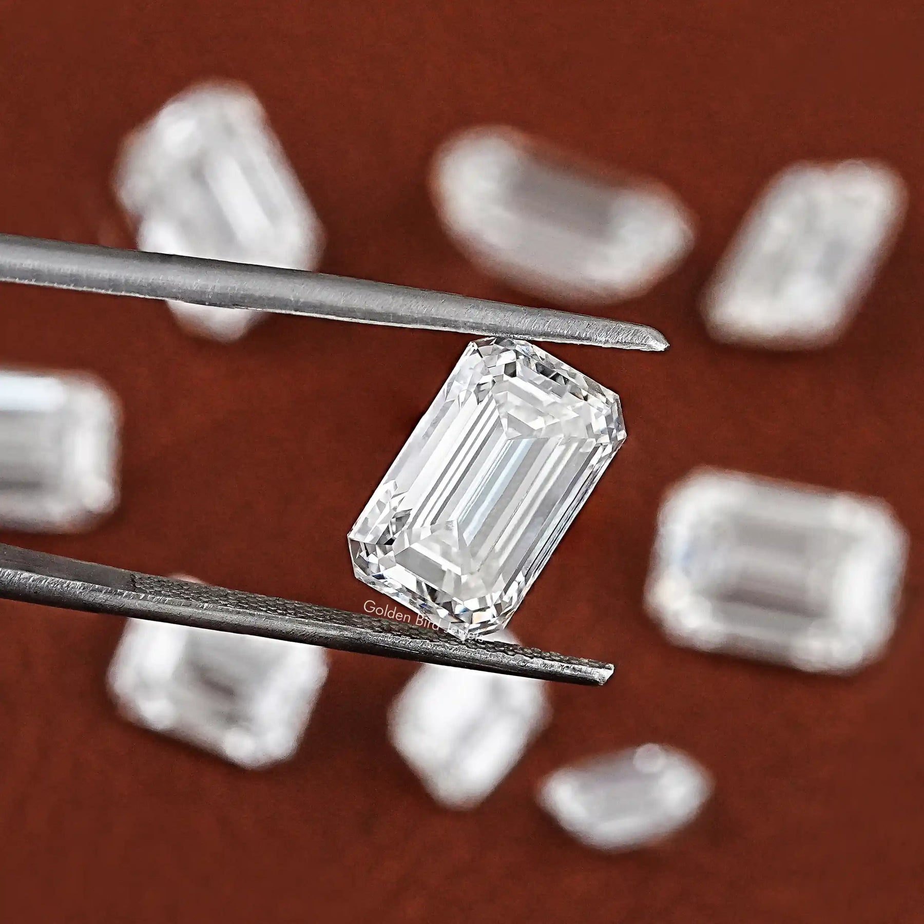 Emerald Cut Lab Grown Loose Diamond