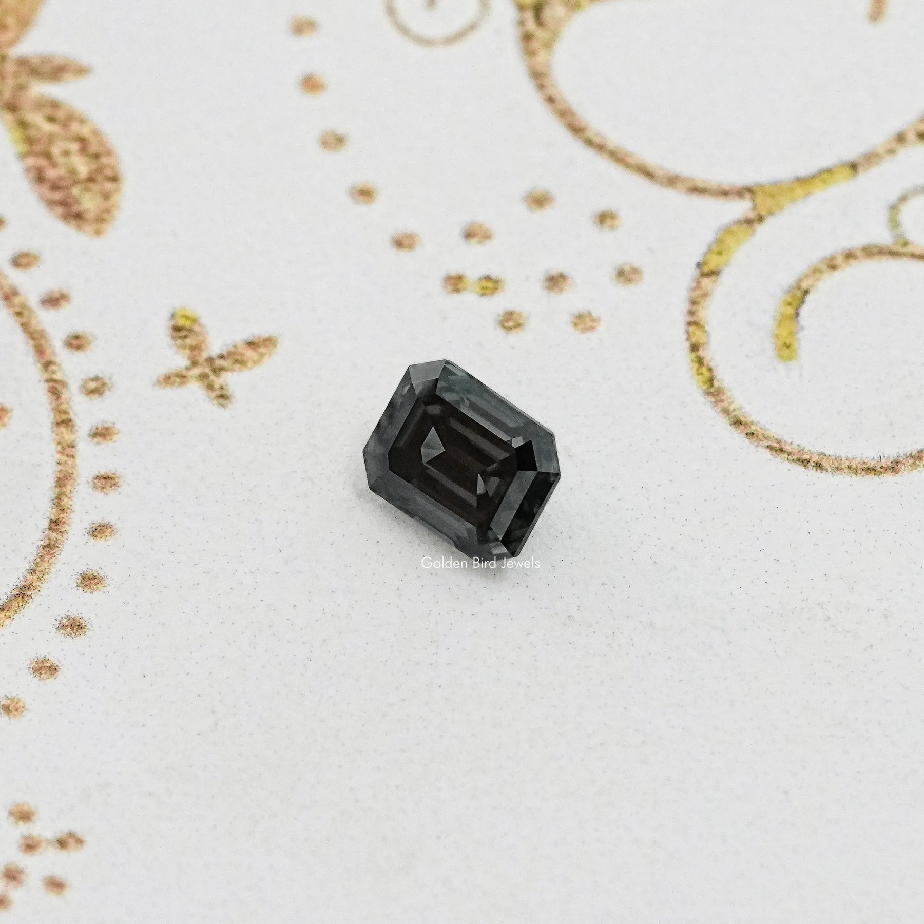 Gray Emerald Loose Moissanite