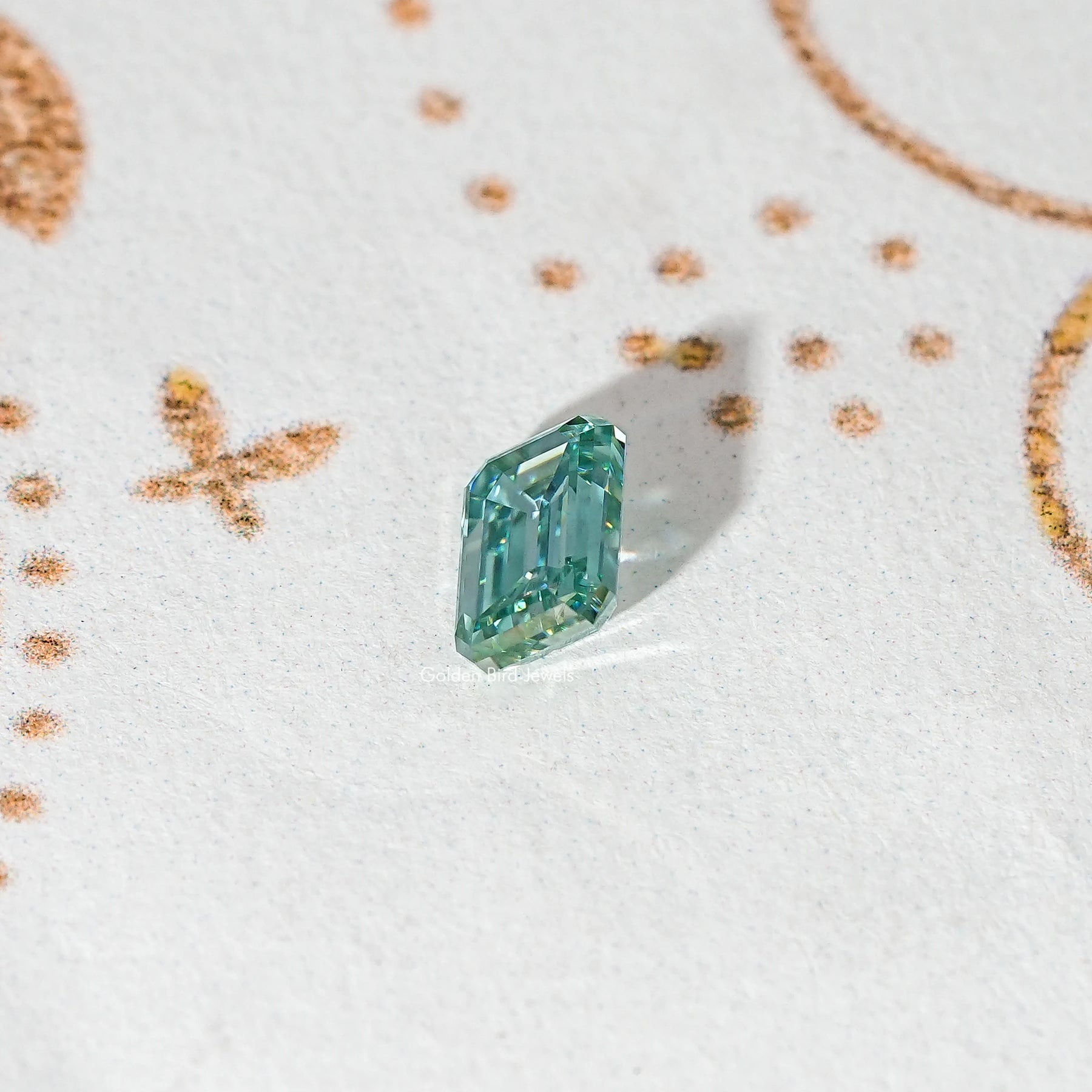 Aqua Blue Emerald Moissanite Loose Stone