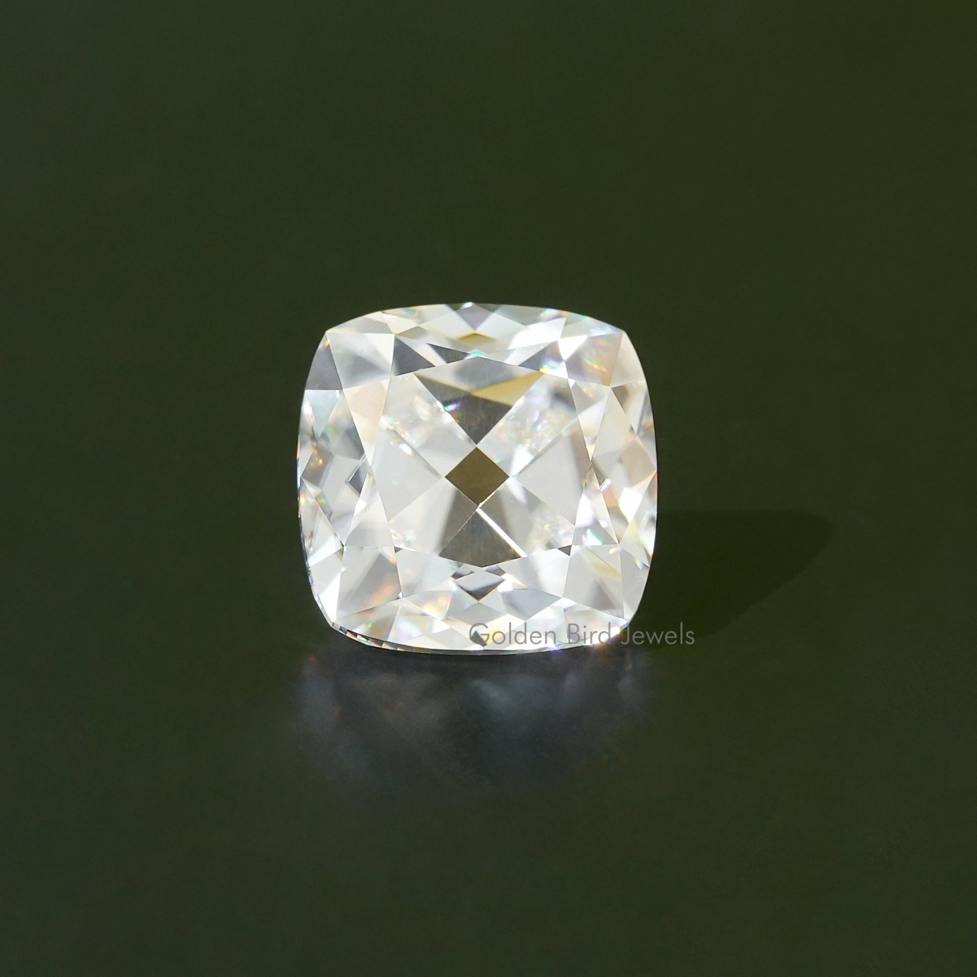 View Of a French Cushion Cut Vintage Loose Stones 