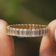 Baguette Moissanite Eternity Wedding Band