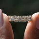 Marquise And Baguette Moissanite Eternity Band