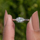 Dutch Marquise Moissanite East West Solitaire Ring