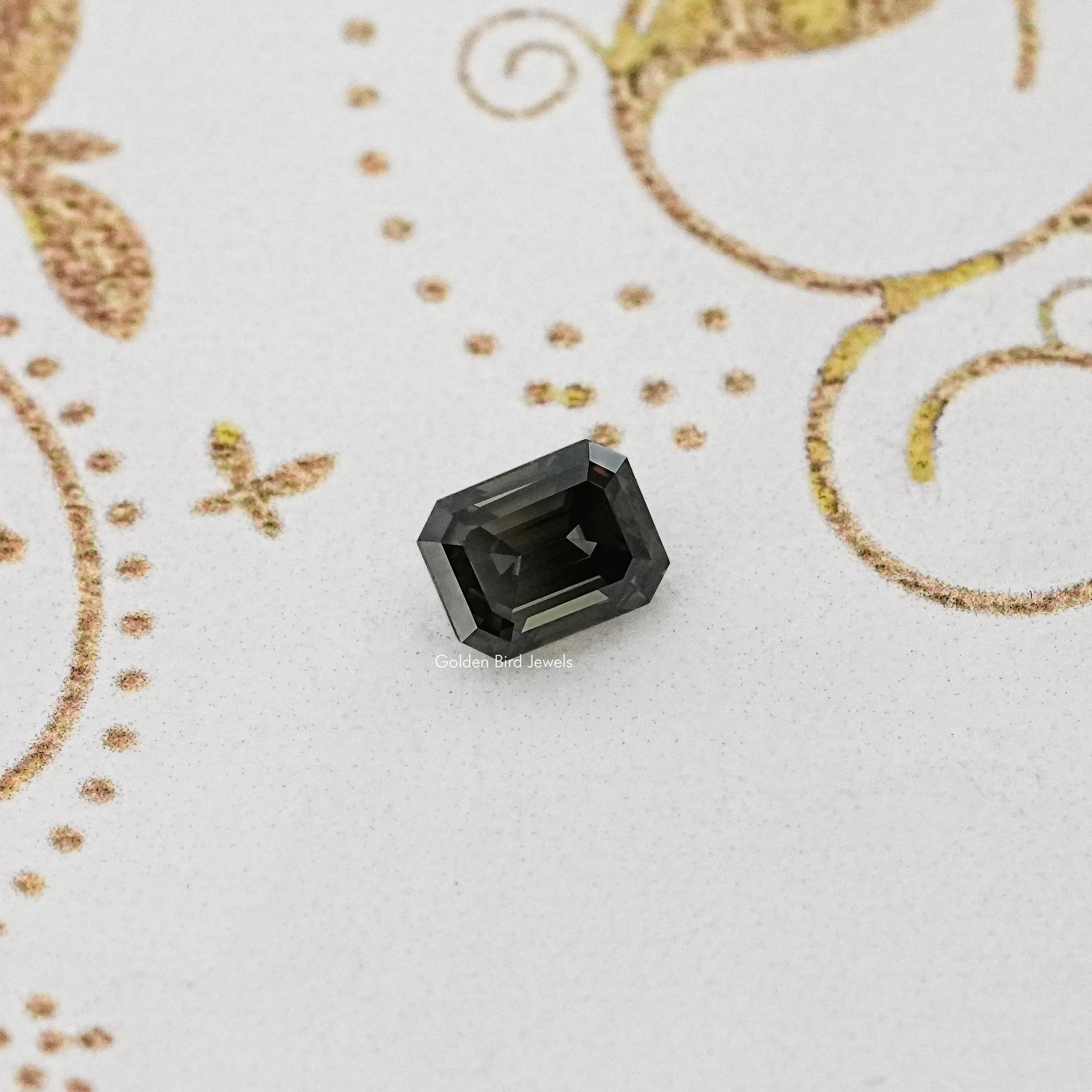 Gray Emerald Loose Moissanite