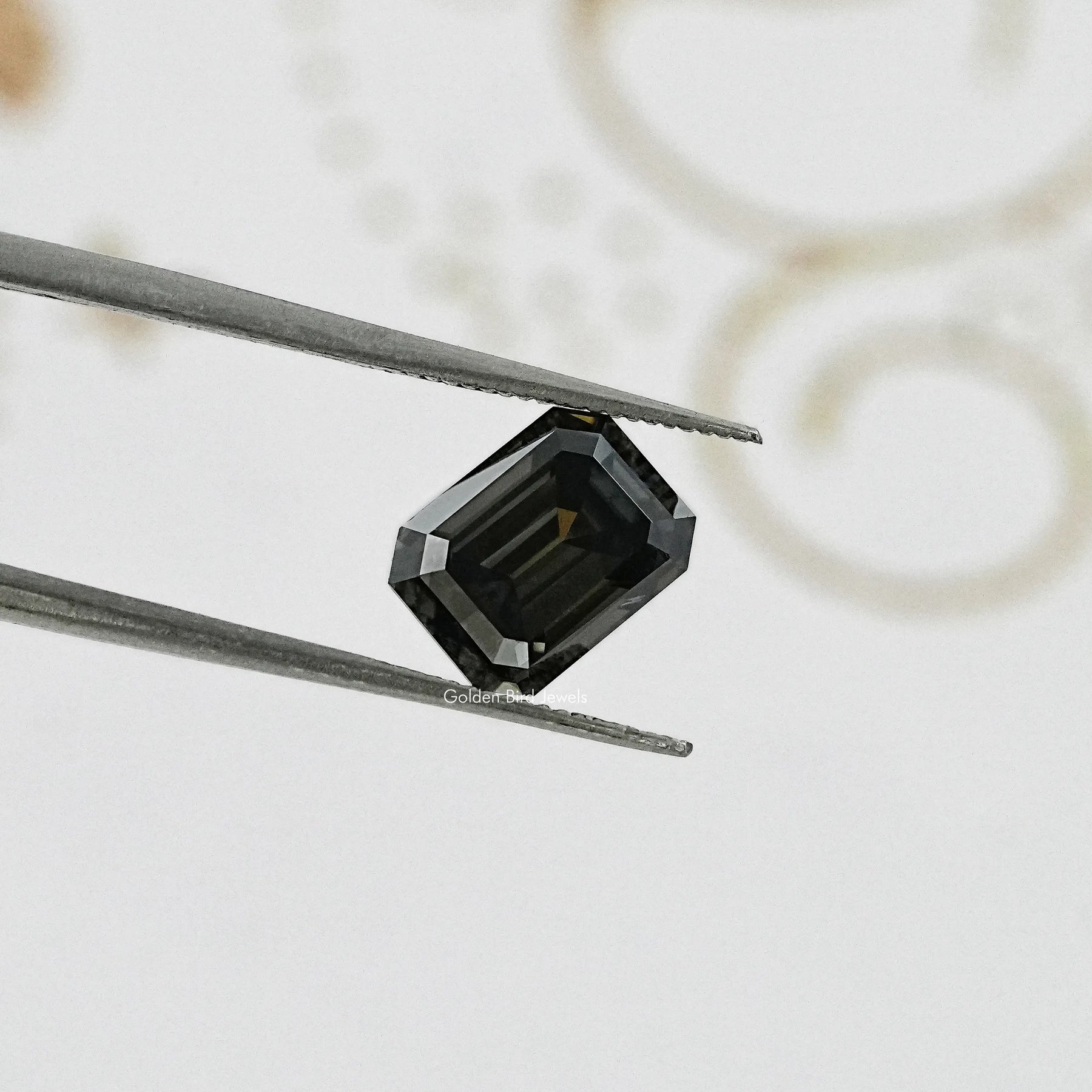 Gray Emerald Loose Moissanite