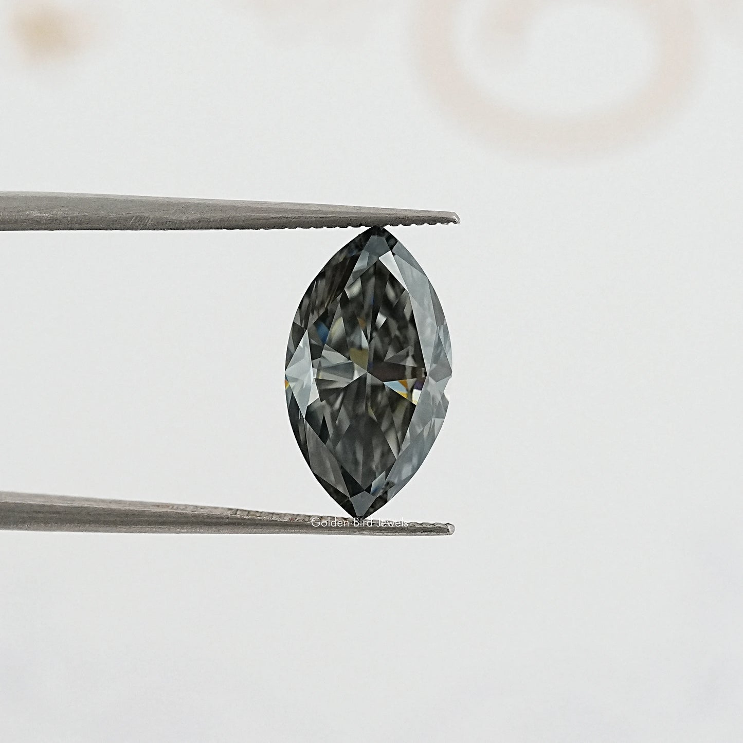 tweezers  View of Timeless Marquise Cut Moissanite Loose Stone for Anniversary Rings
