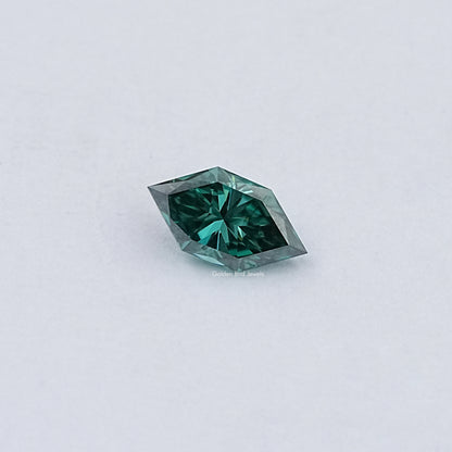 View Of Green Dutch Marquise Loose Moissanite 