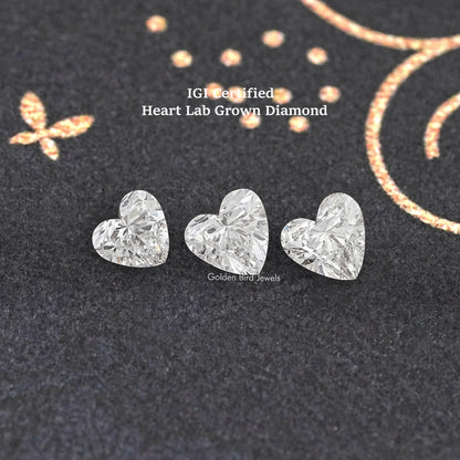 IGI Certified Heart Cut Lab Loose Diamond