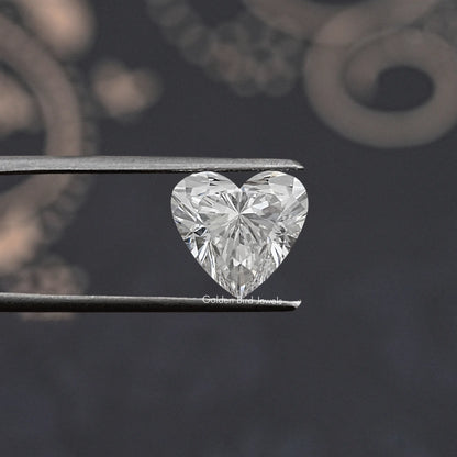 GIA Certified Heart Shaped Loose Lab Diamond
