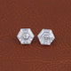 View Of Hexagon Cut Loose Moissanite Pair 