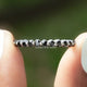Black Round Gemstone Full Eternity Band