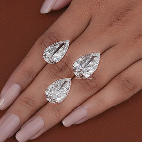 IGI Certified Pear Cut Loose Lab Diamond