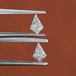 Kite Cut Lab Grown Loose Diamond Pair