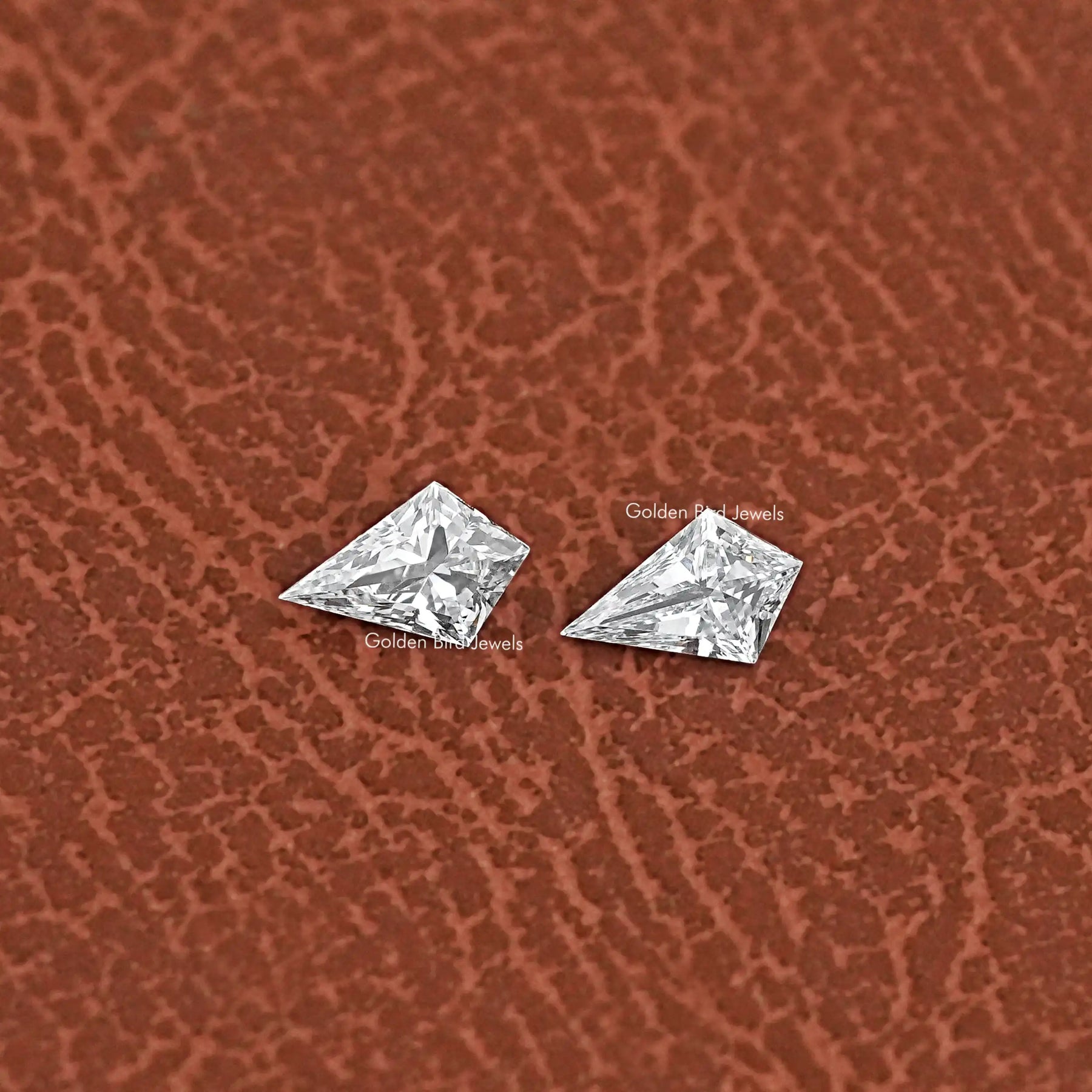 Kite Cut Lab Grown Loose Diamond Pair