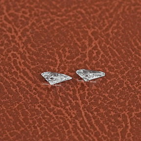 Kite Cut Lab Grown Loose Diamond Pair