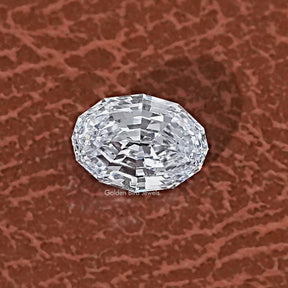 1 Carat Step Cut Oval Lab Grown Loose Diamond