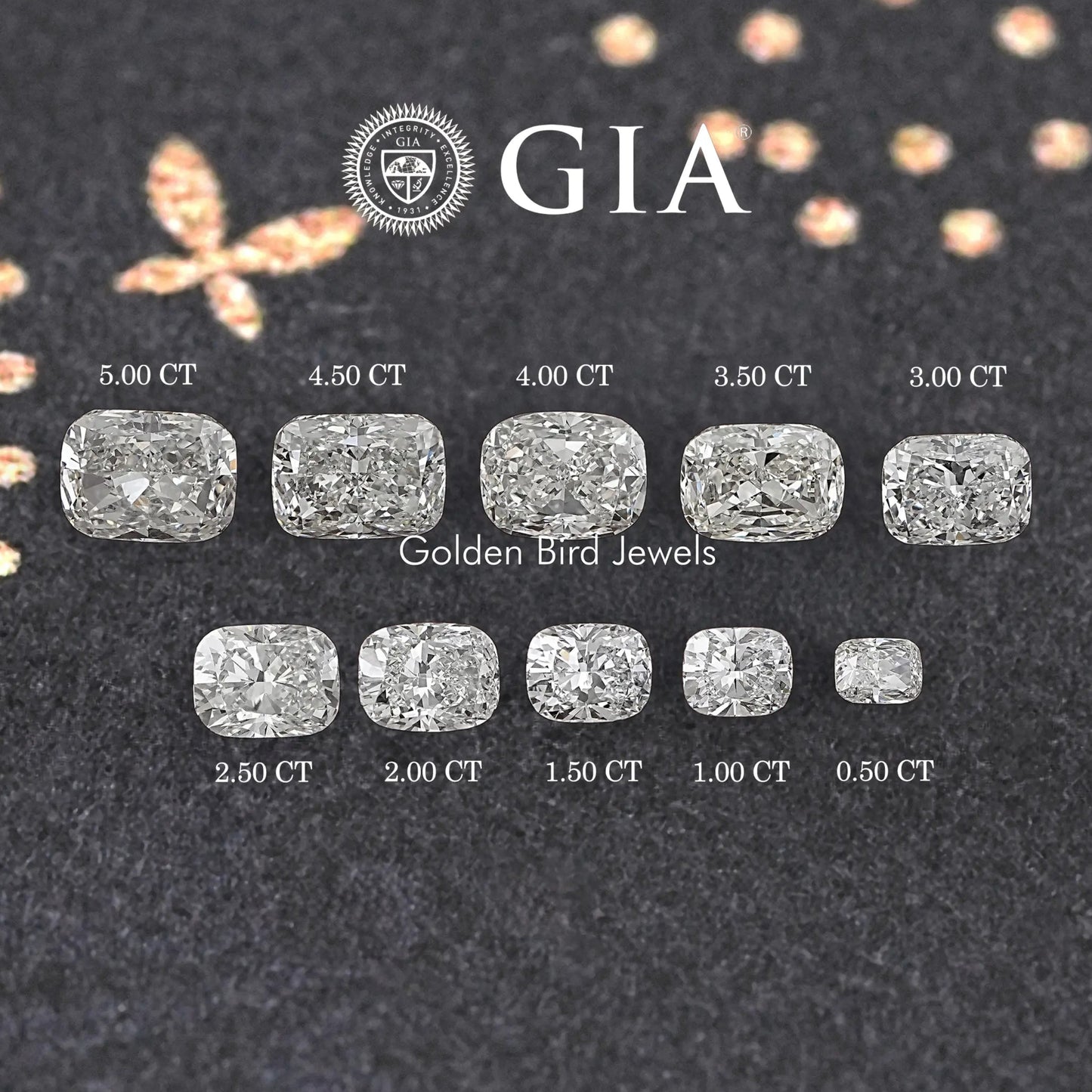 GIA Certified Elongated Cushion Cut Loose Diamond
