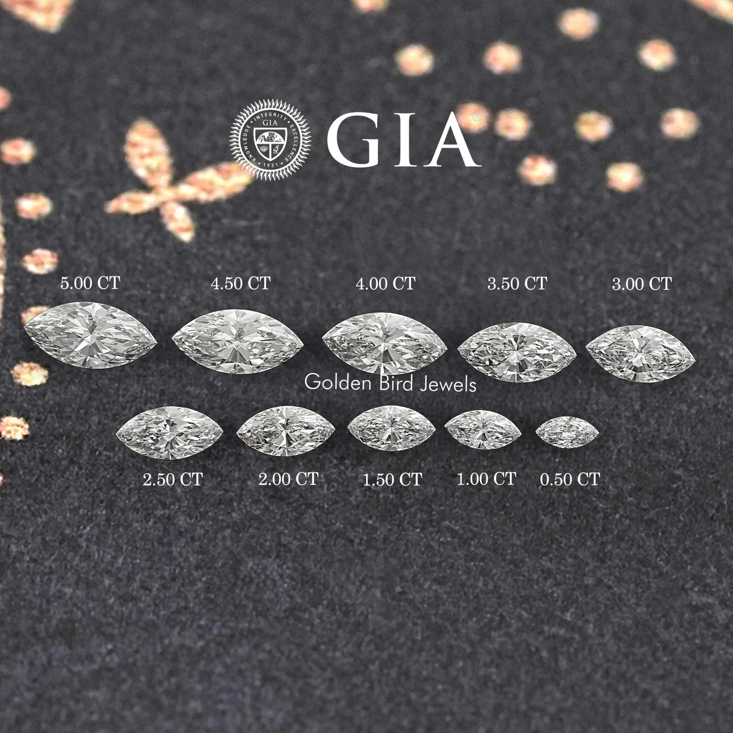 GIA Certified Marquise Cut Loose Lab Diamond