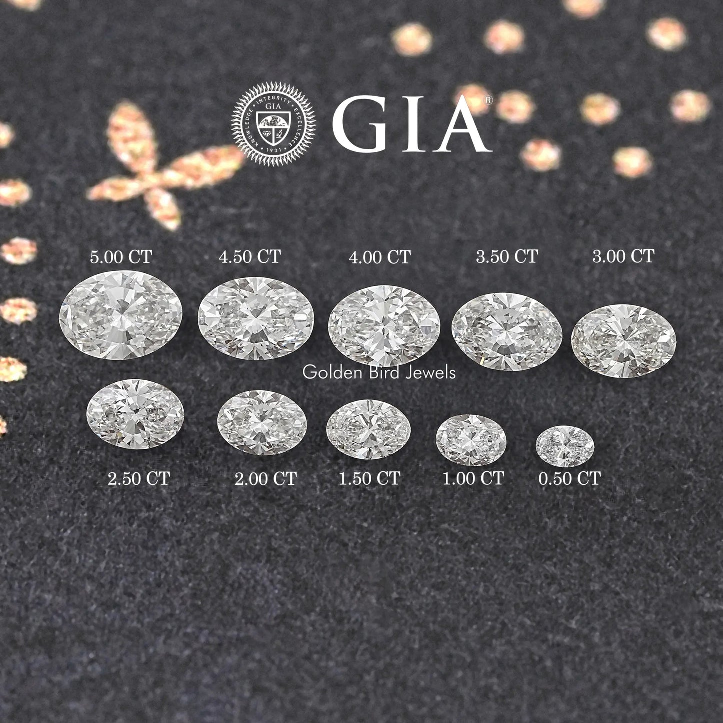 GIA Certified Oval Cut Loose Lab Diamond